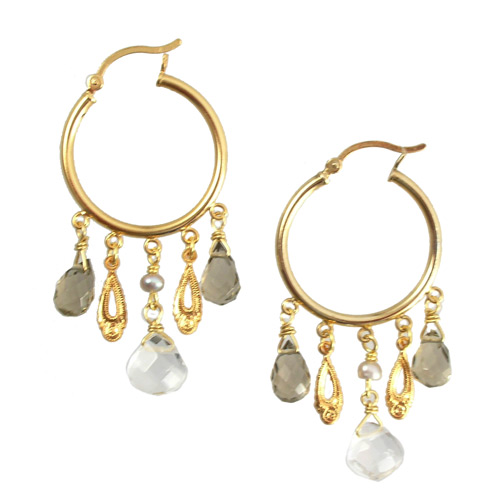 a. v. max Pierce earrings